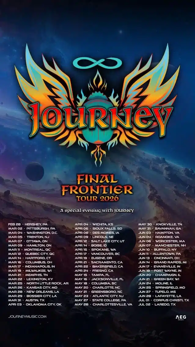 JOURNEY kündigen Abschiedstour „Final Frontier“ 2026 an