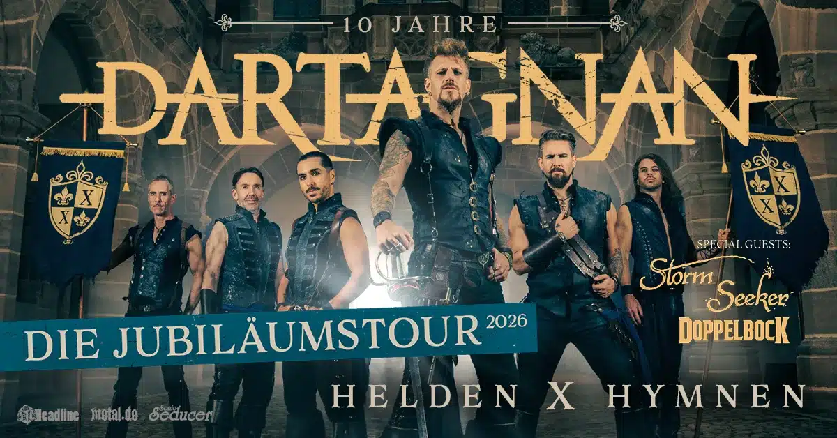 HELDEN & HYMNEN – 10 Jahre DARTAGNAN: Jubiläumstour 2026