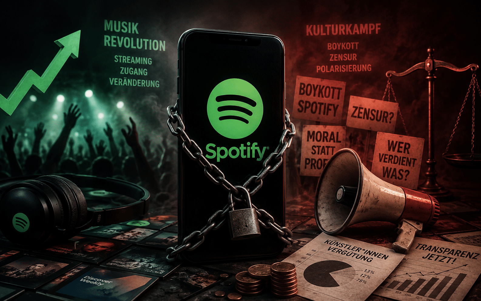 Spotify im Kreuzfeuer: Zwischen Musikrevolution, Moralfragen und Kulturkampf