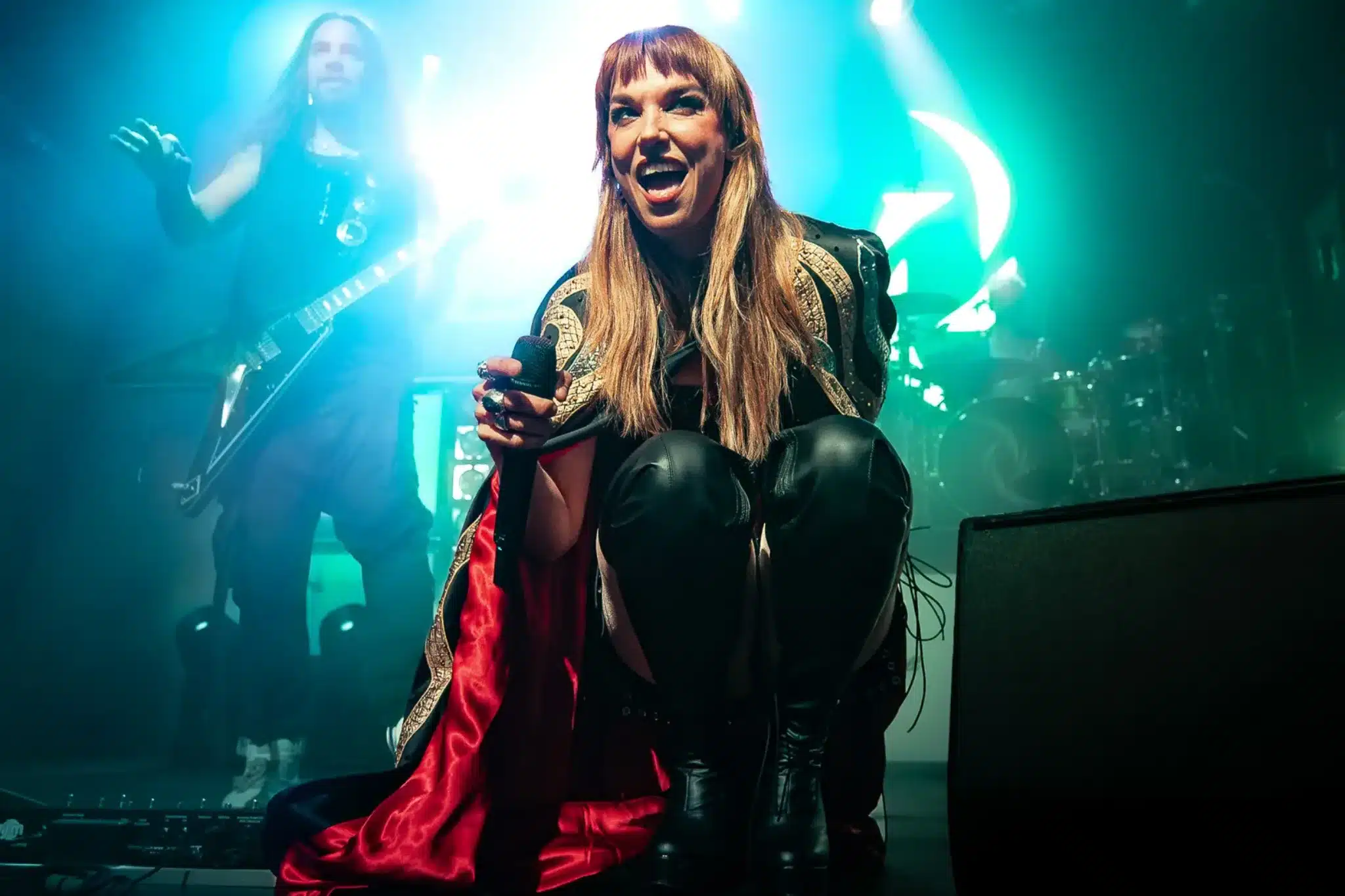 Halestorm bei der Show live auf der Bühne © Anne Göthe