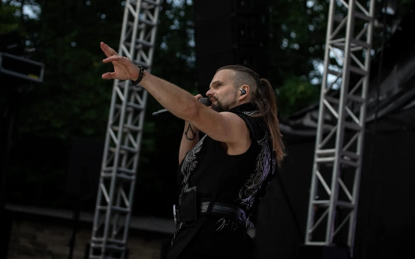 Saltatio Mortis bei der Show live auf der Bühne © Selina Dreher
