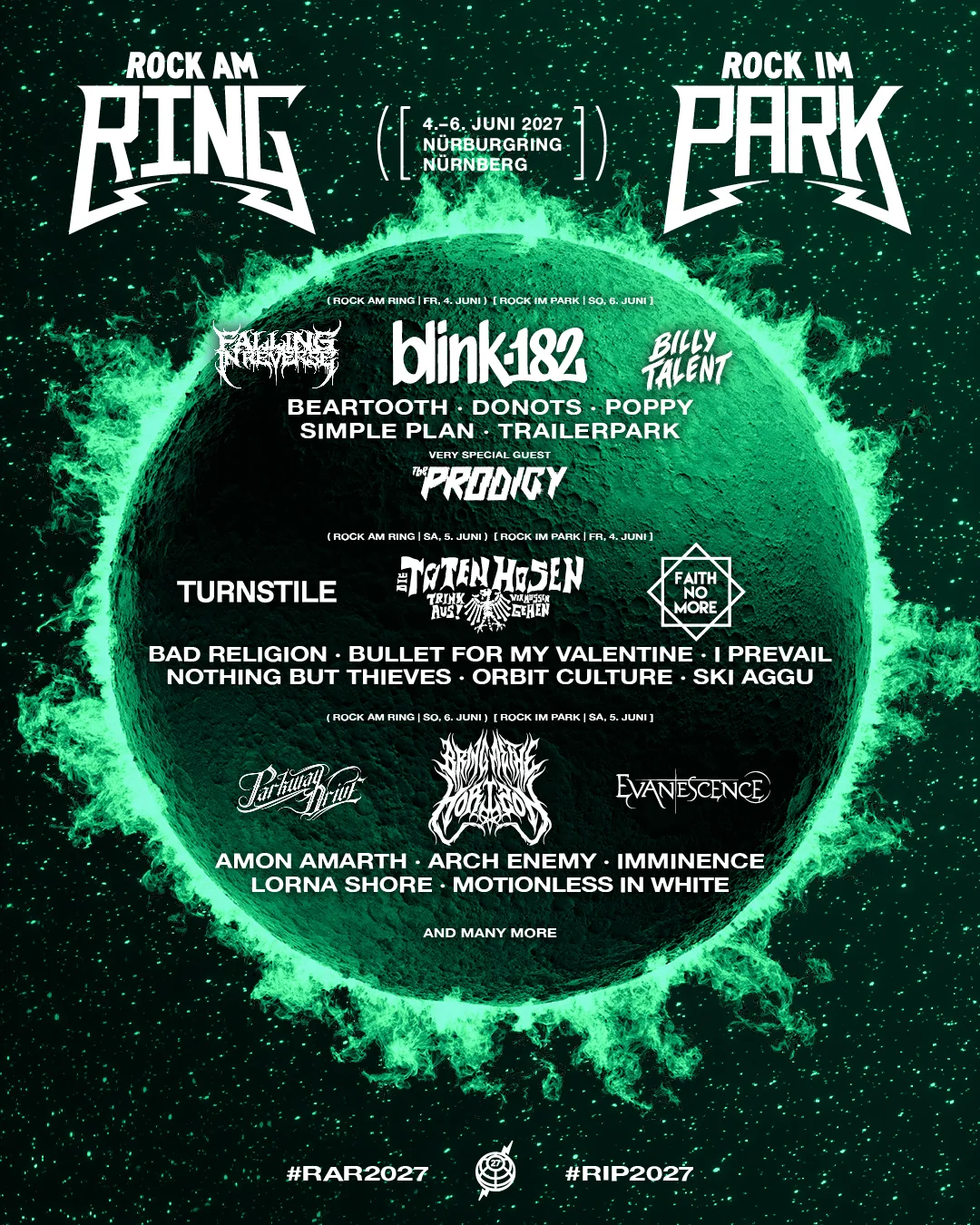 Rock am Ring und Rock im Park machen 2027 mit diesem Line-up mächtig Ernst!