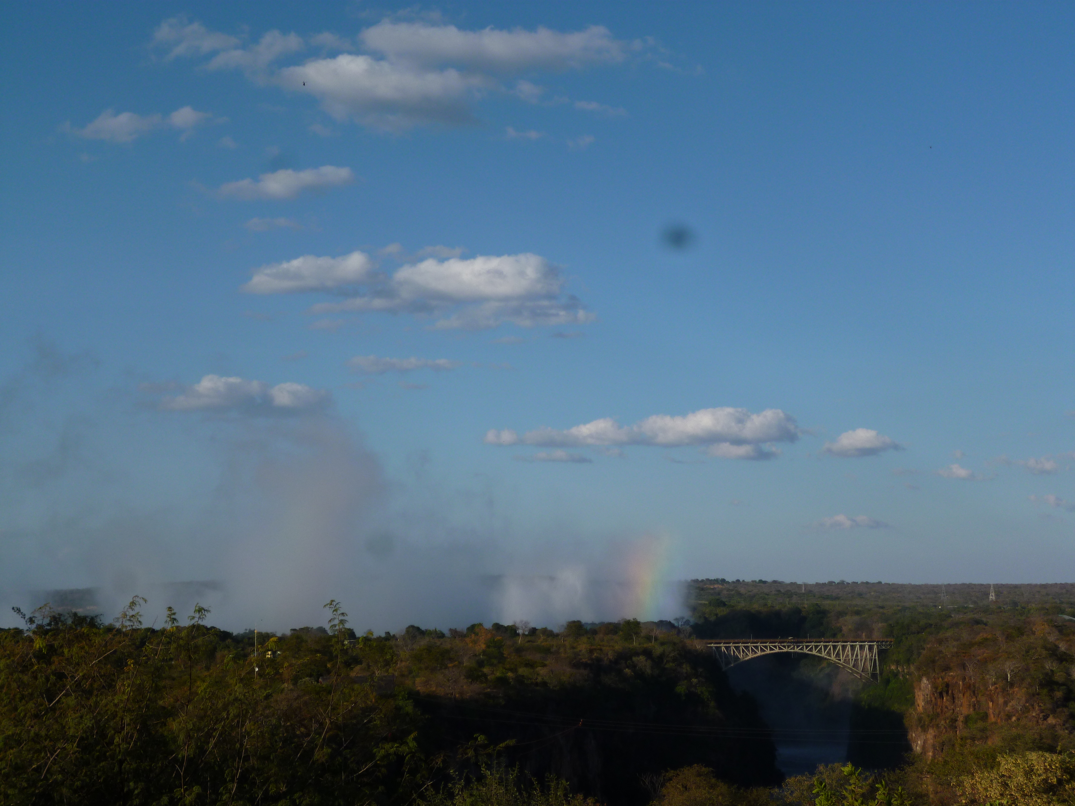 Ausblick auf die historische Brücke Zimbabwe