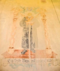 Das fast fertige Wandbild.