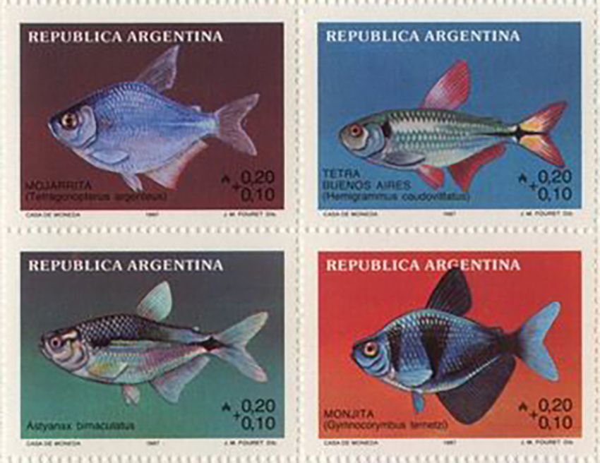 Characiformes stamp