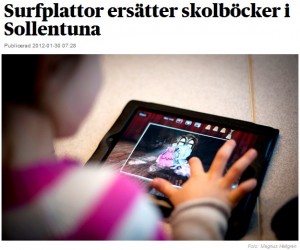 Läsplattan ersätter skolboken