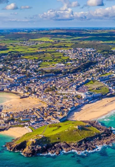 An aerial view of St Ives in Cornwall (Image credit: Robert Harding/Alamy Stock Photo)