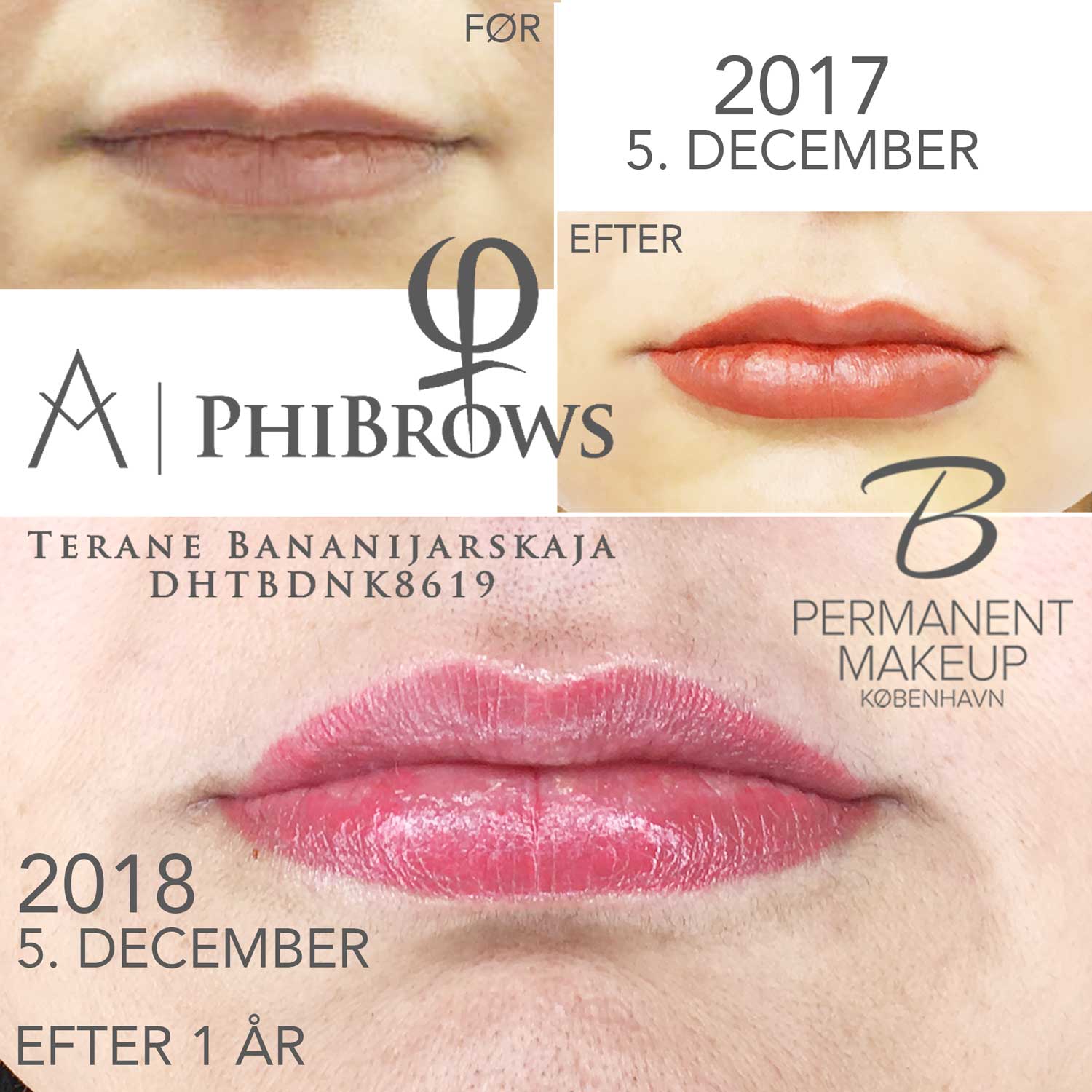 makeup læber Permanent Makeup