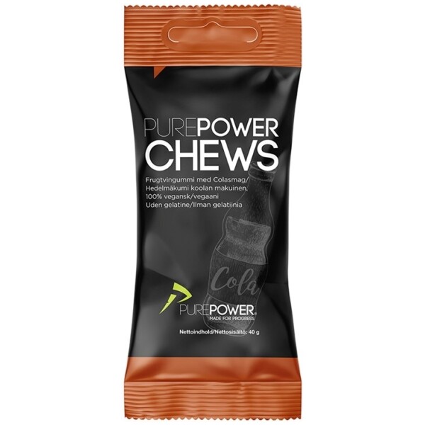 Purepower chews Cola smag, 40 gram