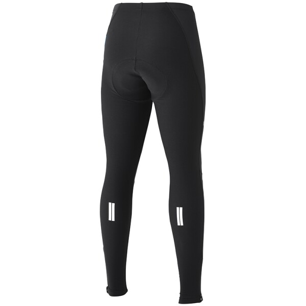 Cykeltights Wind Dame m. indlæg u seler sort S - Small - Image 2