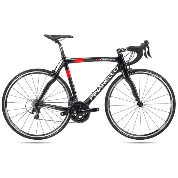 Pinarello Razha T2 105gear str 55cm, sort/rød - 55 cm