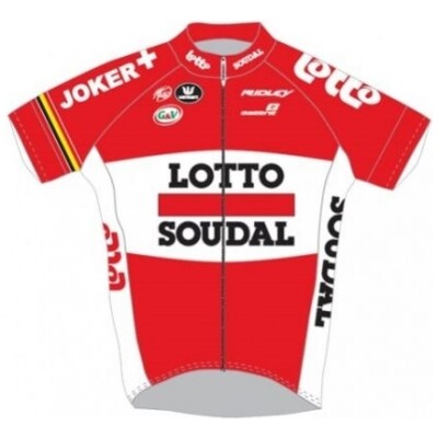 Lotto-Soudal 2015 k/æ trøje str. L - Large