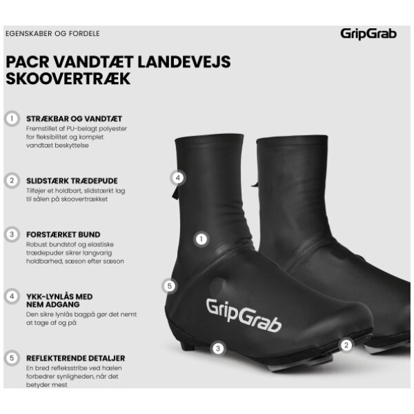 GripGrab PACR Waterproof Road Shoe Covers L/42-43 - Image 2