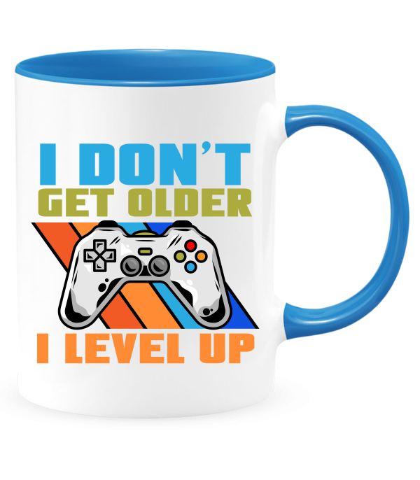 I don´t get older - I level up - Gamer krus.