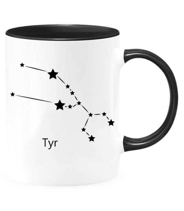 Stjernetegnkrus med stjernebilleder - Tyren