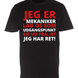 Jeg er mekaniker - T-shirt til mekaniker