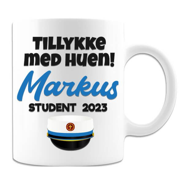 Krus med navn til HHX student 2023