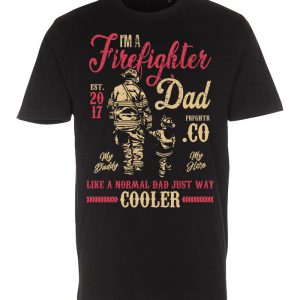Firefighter Dad - T-shirten til en far der er brandmand