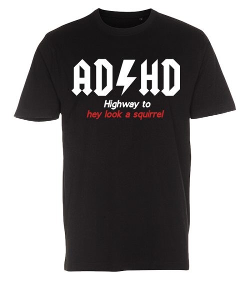 ADHD T-shirt i lækker, økologisk bomuld
