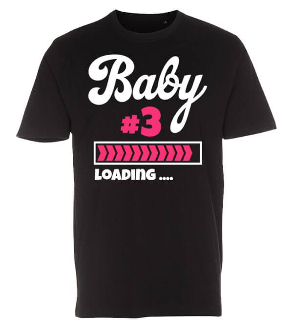 Baby loading - T-shirt til den vordende mor.