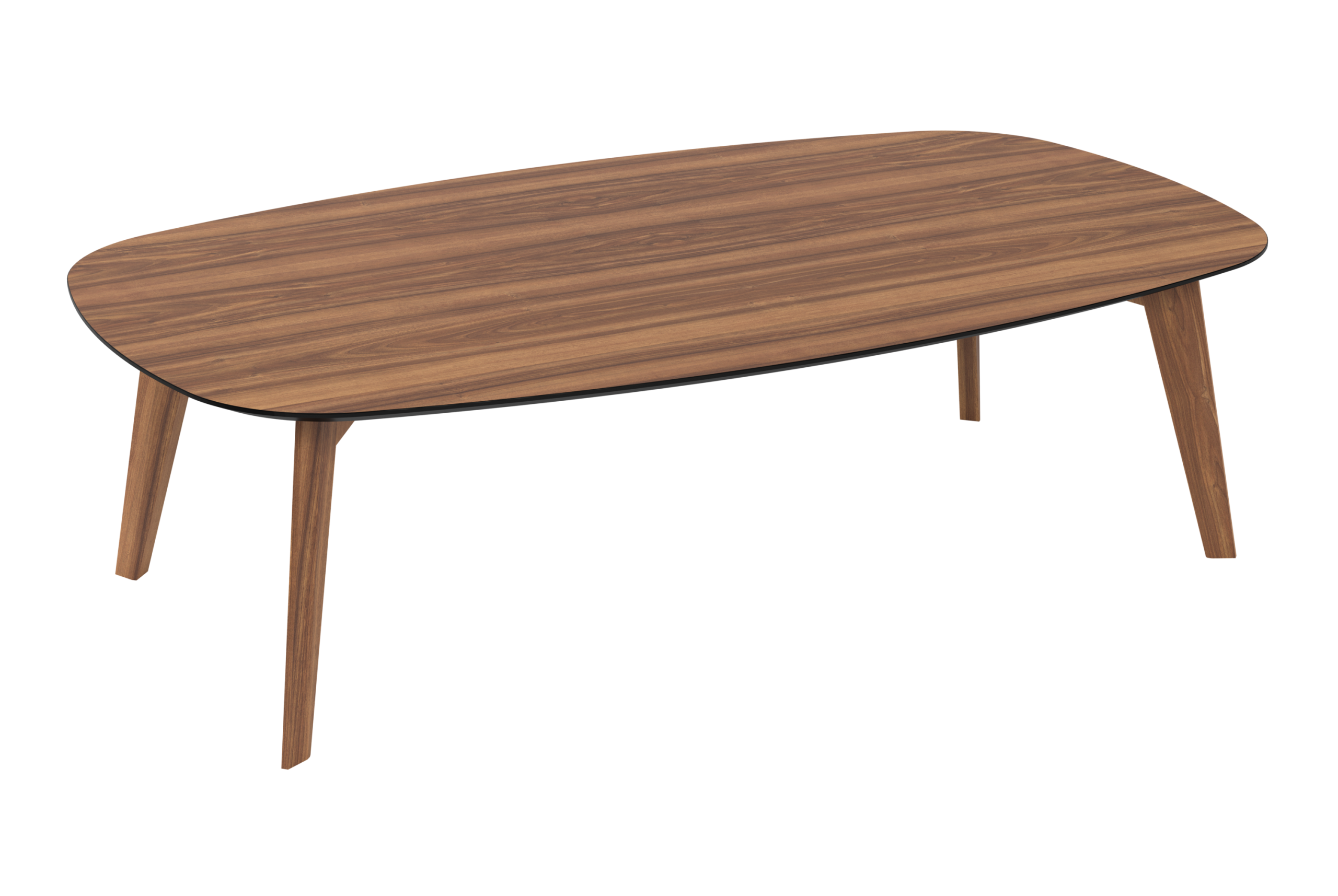 malcolm coffee boat shape(40), veneer walnut_walnut_side-large