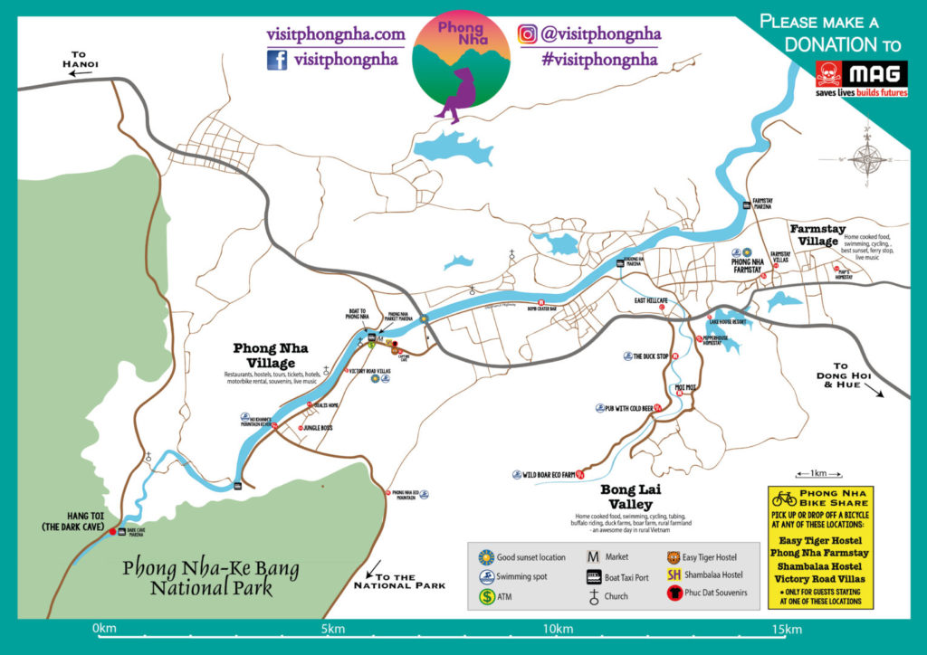 Phong Nha Village Map