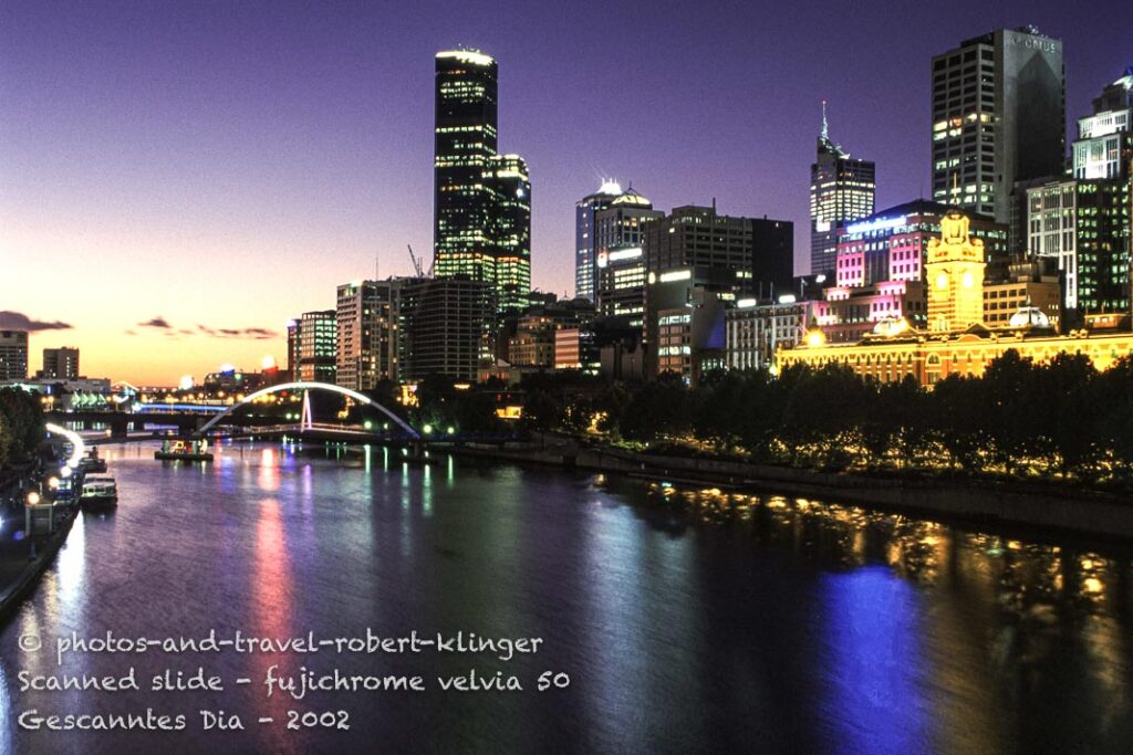 The skyline of Melbourne