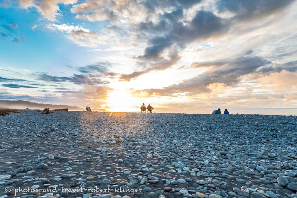 The west coast of New Zealands South Island