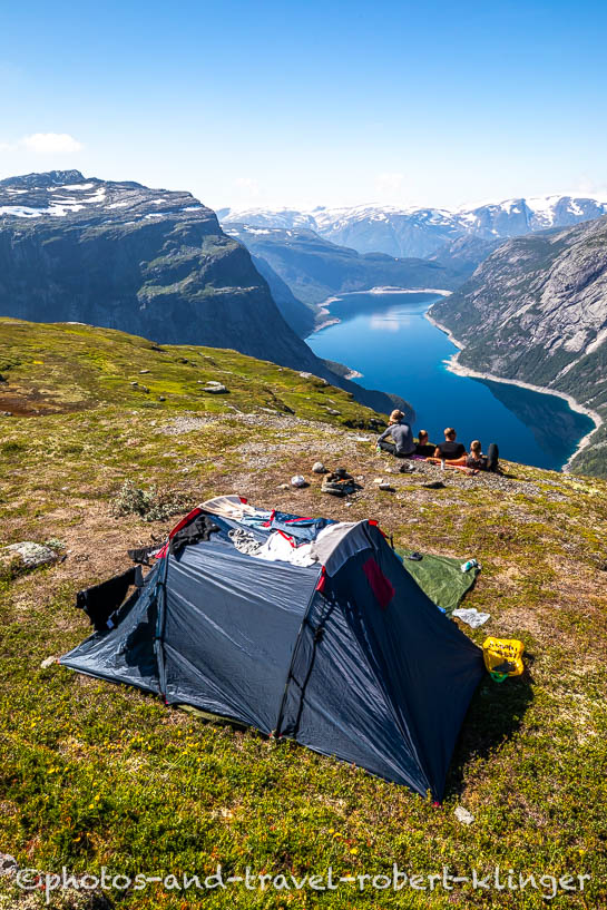 Camping at Trolltunga