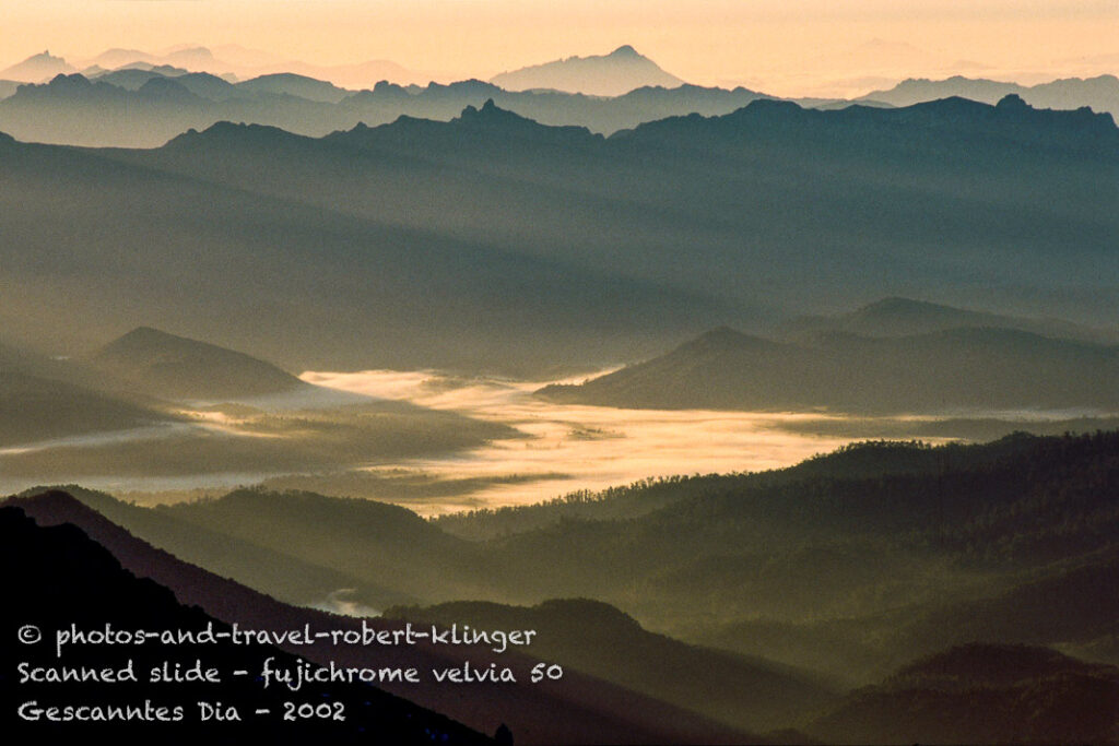 Mountenous landscape of Tasmania