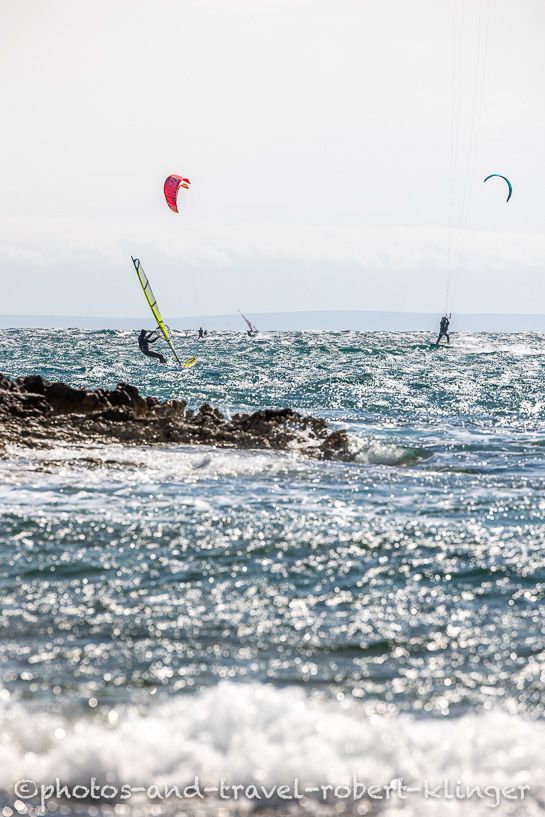 Surfing in Ližnjan