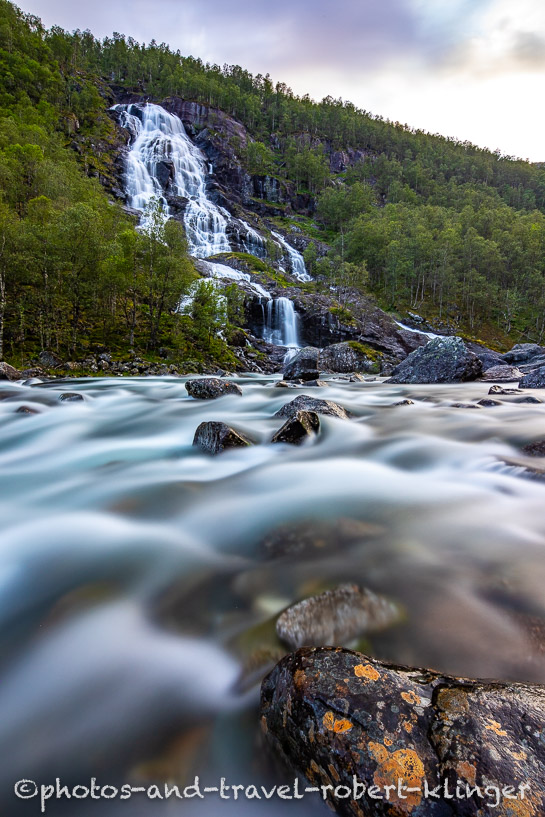 A waterfall in Norway