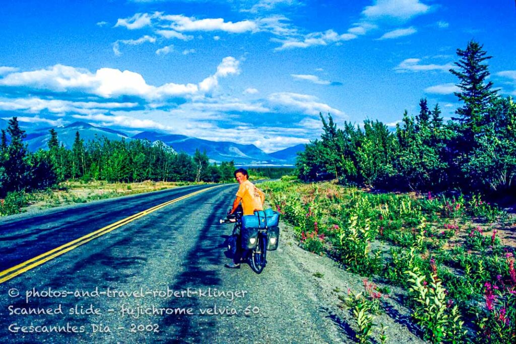 A cyclist in BC, Canada