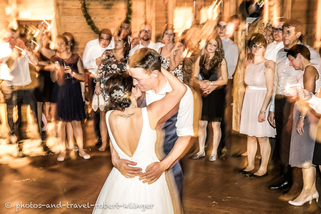 The last dance of the wedding party