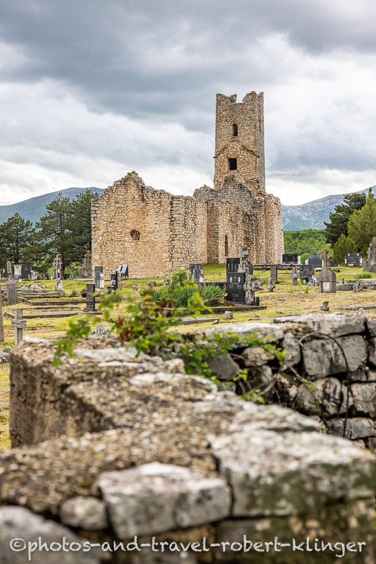 catholic church in Cetina, Croatia