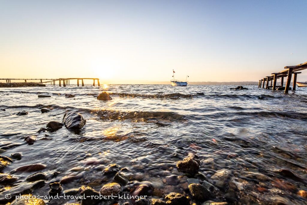Sunrise at the turkish aegean coast