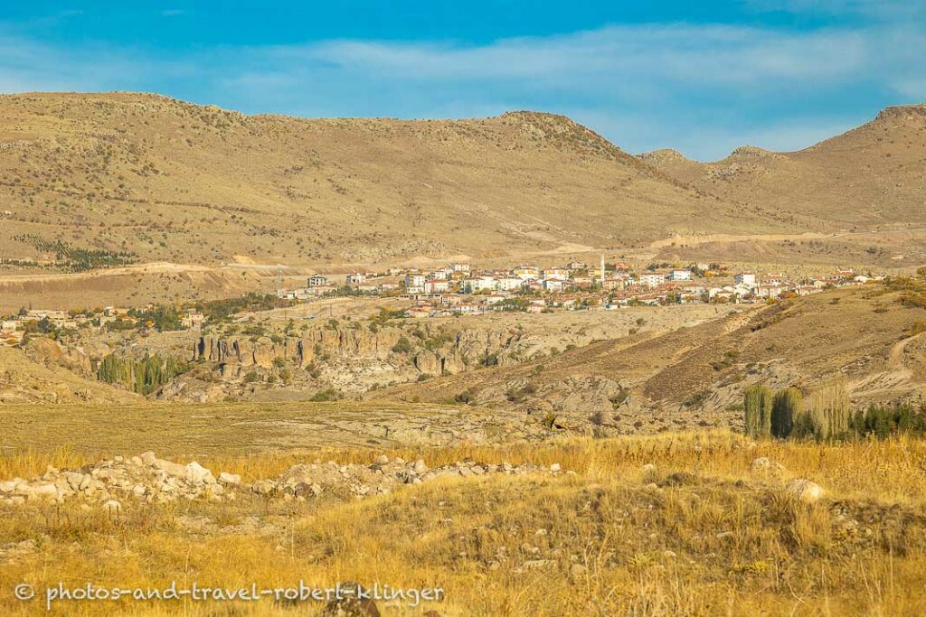 A village in Cappadocia in Central Anatolia, Turkey