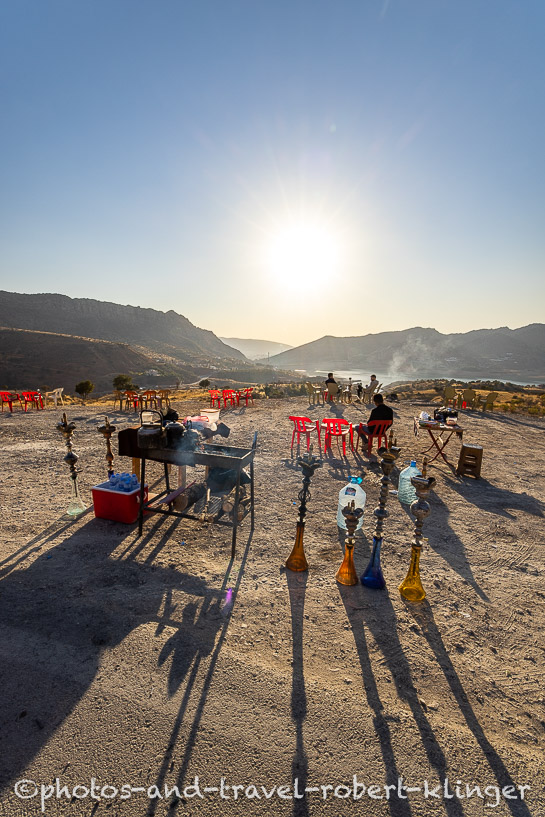 A street cafe in Iraq, close to the city of Dohuk
