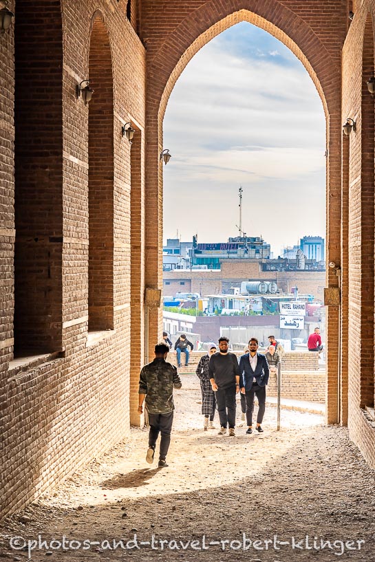 The entrance into the Citadel in Erbil