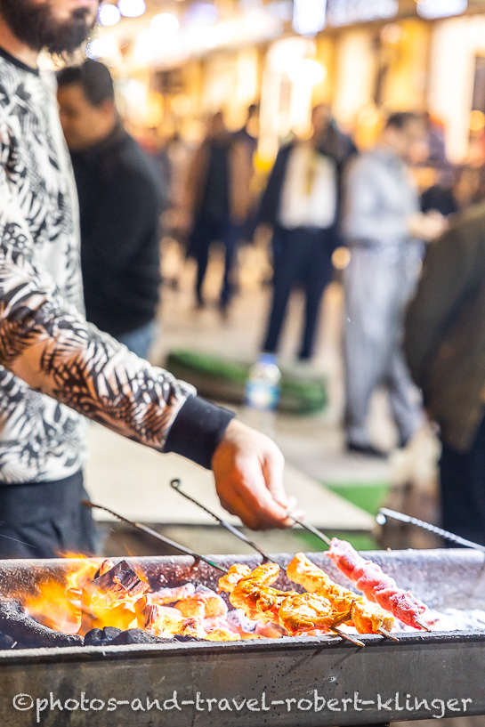 A street restaurant in Erbil