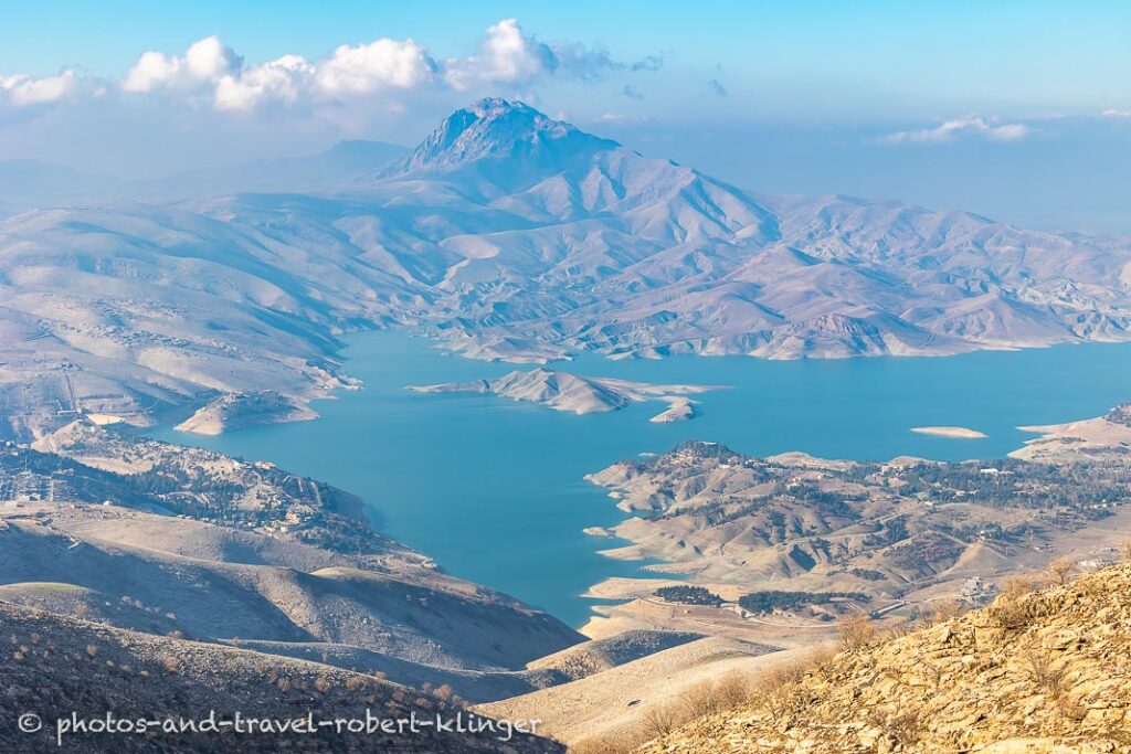 The view on Lake Dukan from Mt. Sara