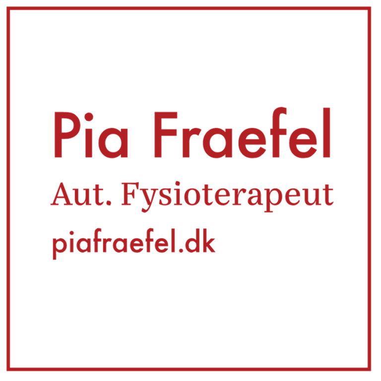 Pia Fraefel logo, fysioterapi Vejle