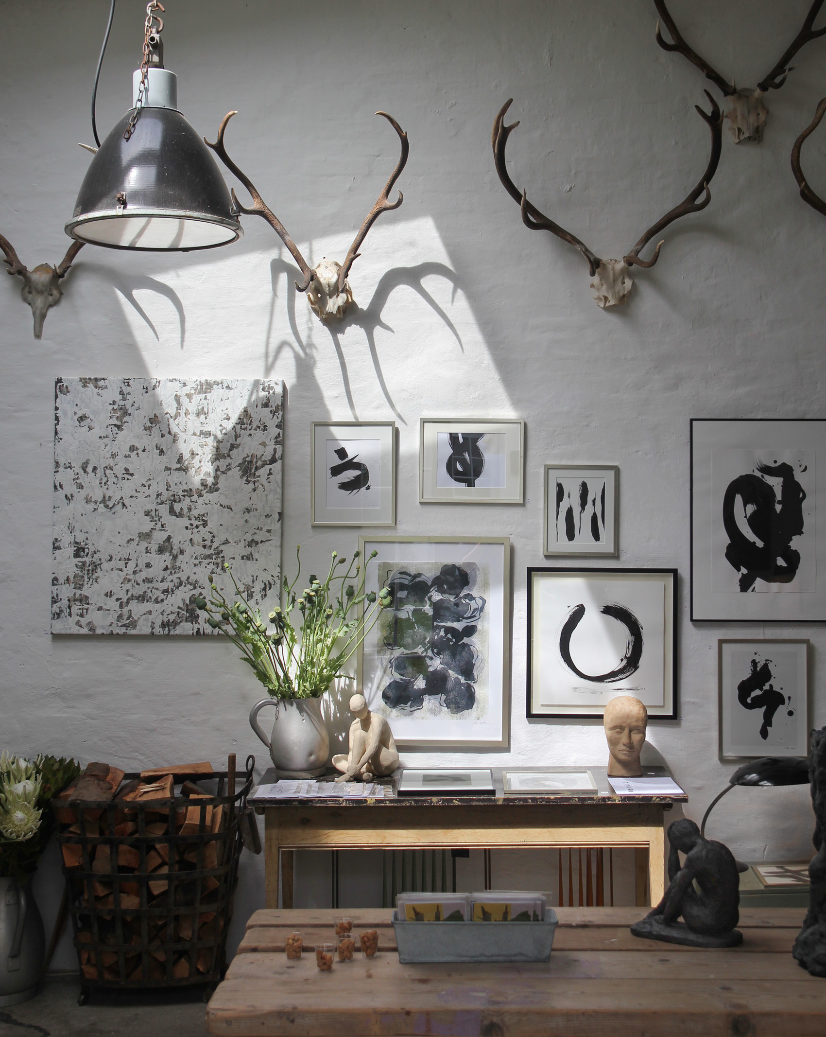 pia-hutters-art-sculpture-malou-karberg-sumi-e-wall Pia Hutters Art