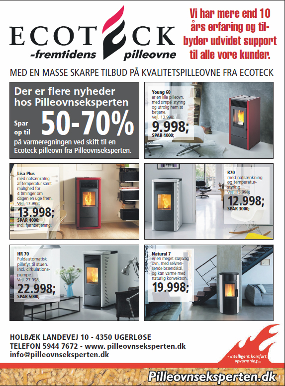 Pilleovnseksperten – Salg, service & montering af Ecoteck pilleovne