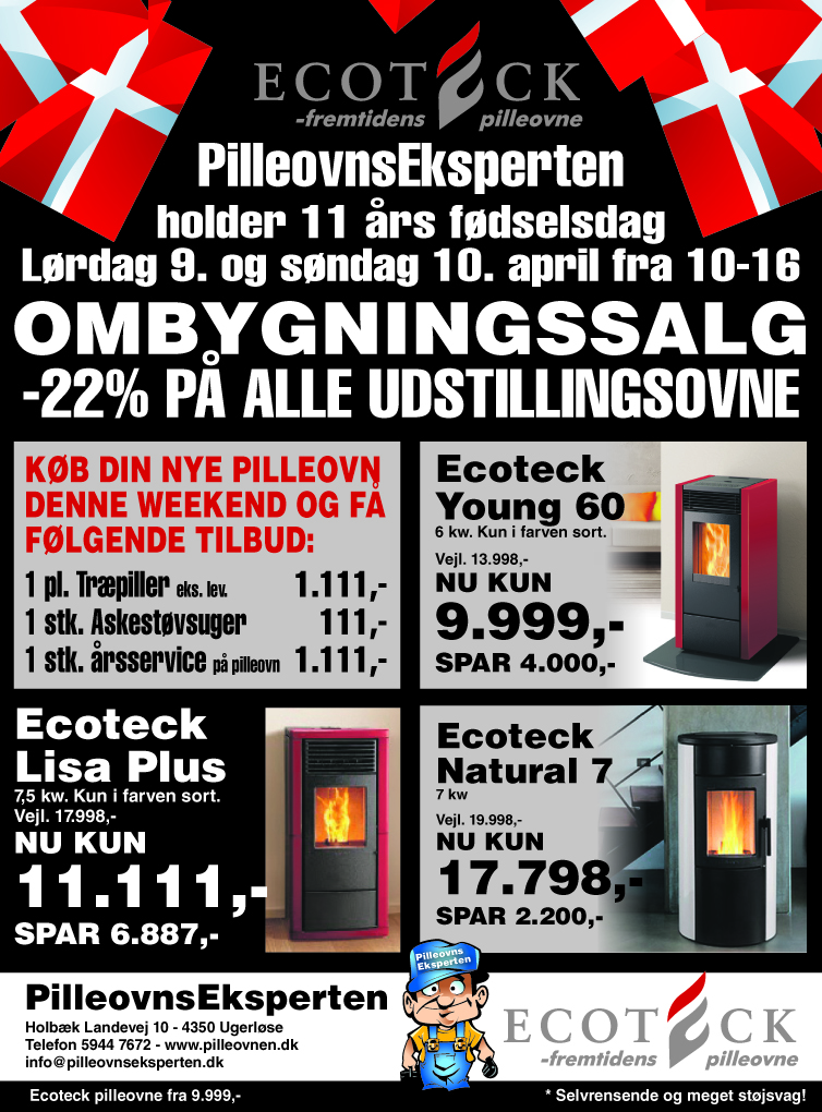 Pilleovnseksperten – Salg, service & montering af Ecoteck pilleovne