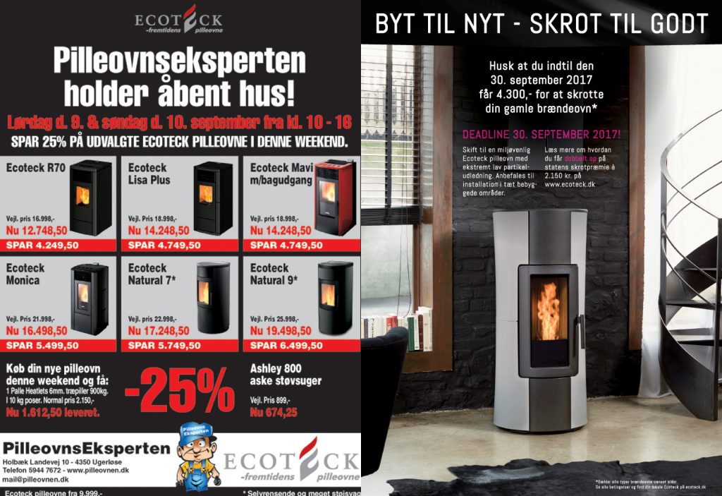 Pilleovnseksperten – Salg, service & montering af Ecoteck pilleovne