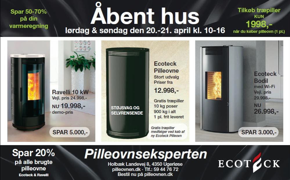 Pilleovnseksperten – Salg, service & montering af Ecoteck pilleovne
