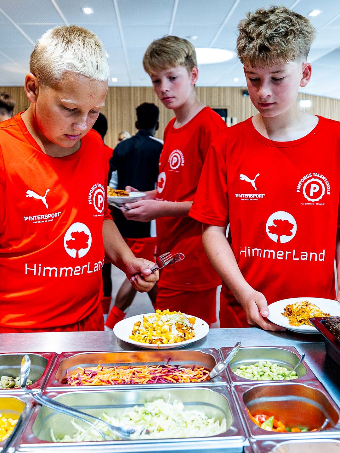 Sund kost på fodboldskolen
