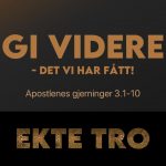 07 Gi videre det vi har fått | Ekte tro | Anders Undheim [bare lyd] episode artwork