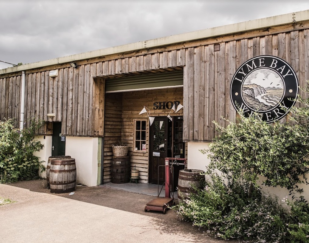 Lyme Bay Winery Entrance to Lyme Bay Winery shop.